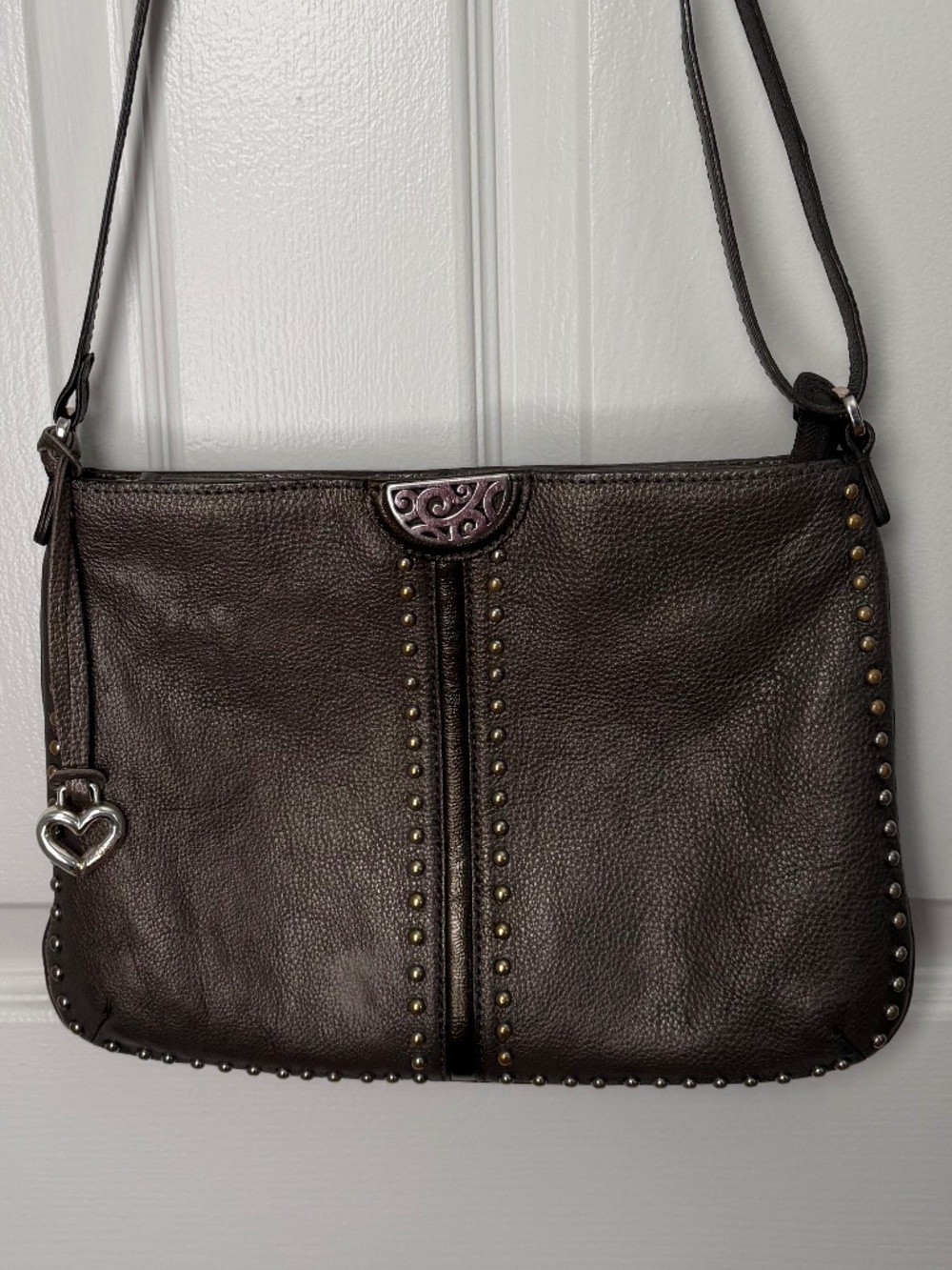Brighton Pretty Tough Collection Rex Messenger Crossbody Bag